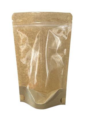 Bolso de embalaje de café con cremallera y ventana