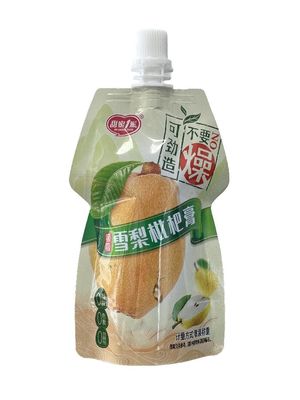 Bolsa de embalaje de boquilla Stand Up personalizada retortable a una temperatura de 121C-135C