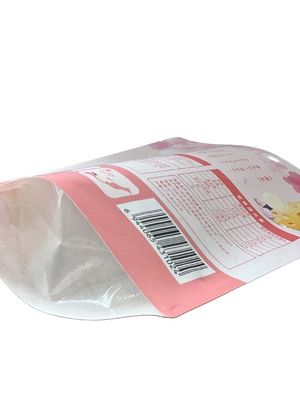 Eco Amigable Impreso a medida Bolsa de papel plástico con ventana