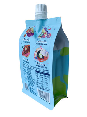 Bolsa de embalaje con chorro personalizada para leche de 30g-1kg de capacidad