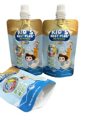 Bolsa de bolsillo de chorro personalizada con PET/AL/NY/RCPP para envases líquidos