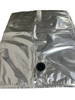 5L-200L Bolsa libre de metal de grado alimenticio en caja embalaje líquido doble tapa