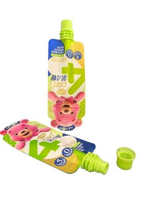 Bolso de comida reutilizable con escamoteador con sellado fácil y tapa para bebés