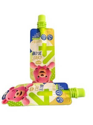 Bolso de comida reutilizable con escamoteador con sellado fácil y tapa para bebés