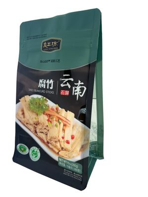 Bolsa de fondo plano con cremallera de cerradura para esterilización 90C-100C-121C-135C