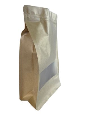 Bolsas de embalaje de papel con buen sellado y diseño de ventana personalizado