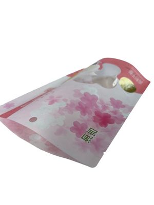 Bolso de fondo plano Bolso de papel marrón personalizado para su comida