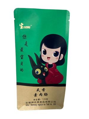 Bolsas de papel mate personalizadas en colores CMYK para envases duraderos